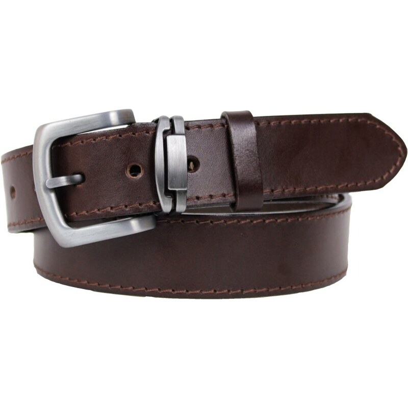 Penny Belts Pánsky kožený opasok 209-1-40 hnedý 37585652