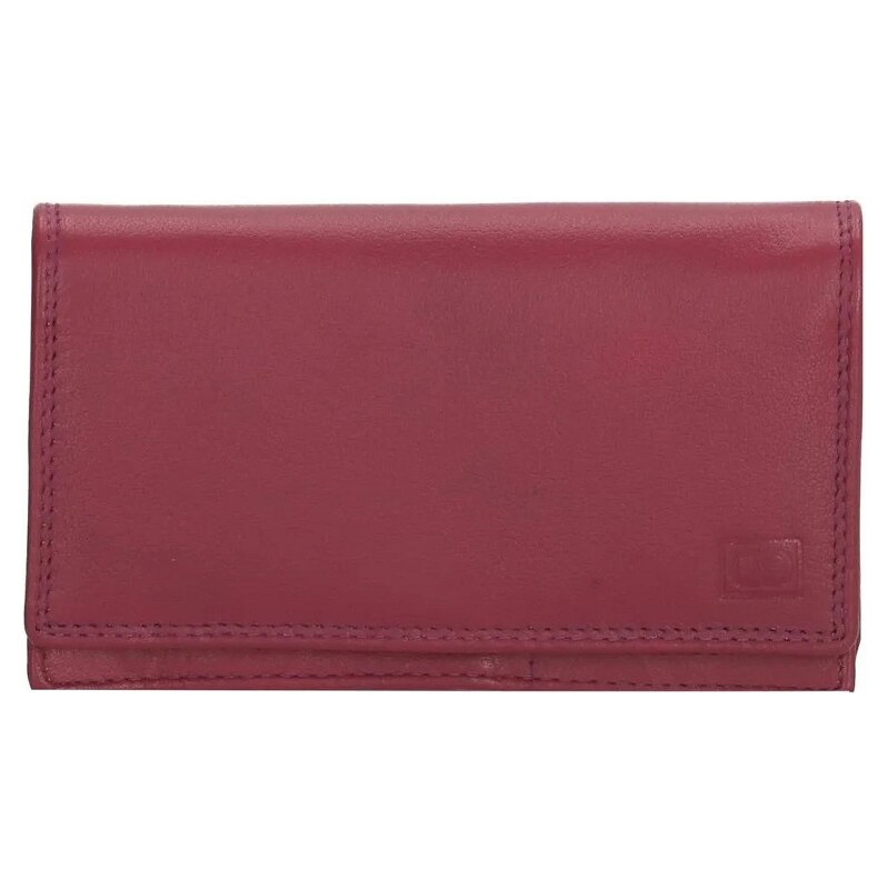 Double-D Ružová veľká kožená peňaženka Dominas 62021671