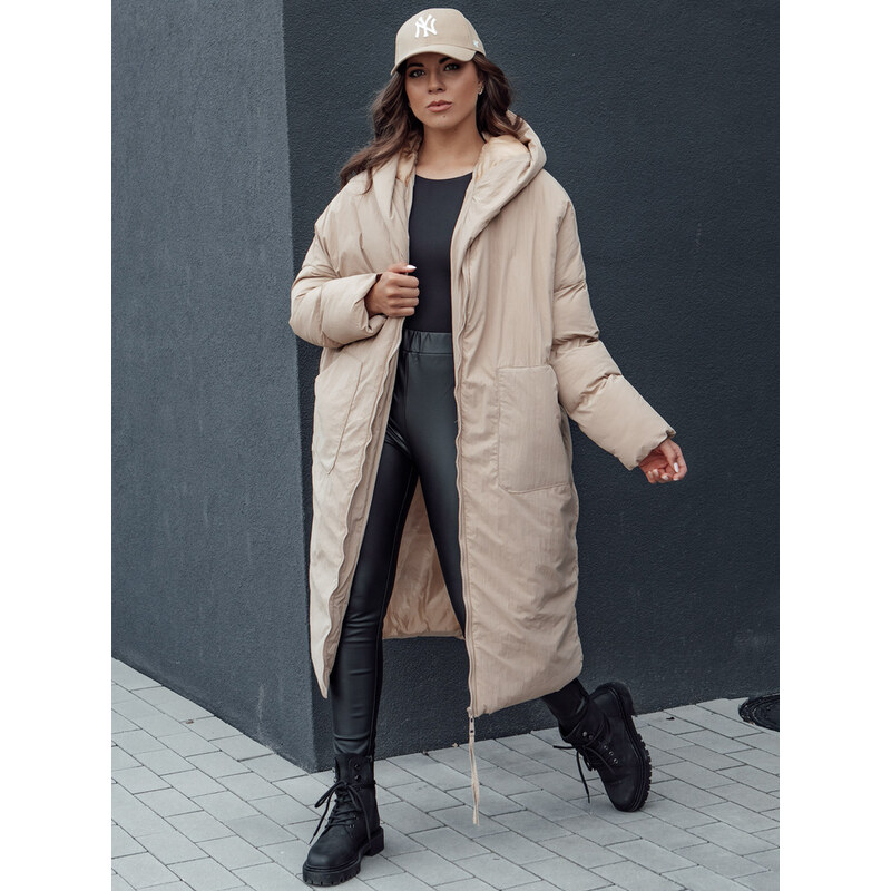 BASIC Svetlobéžový prešívaný kabát MELVIN TY4509 62022169