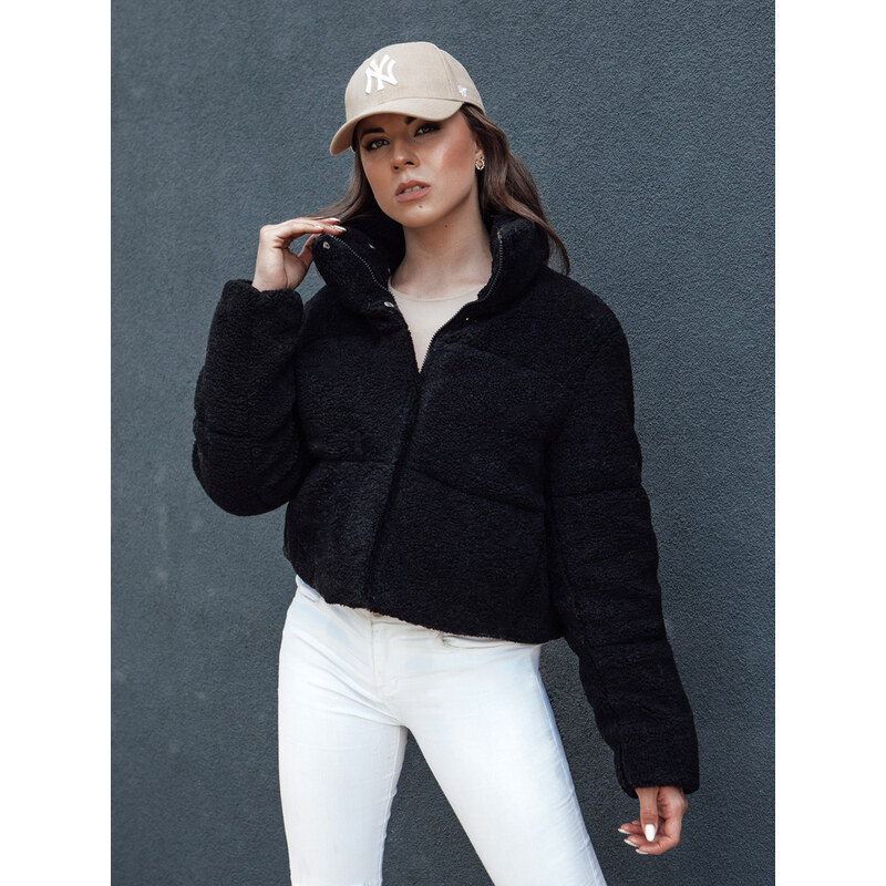 BASIC Dámska čierna krátka bunda CELESTIAL TY4481 62022203