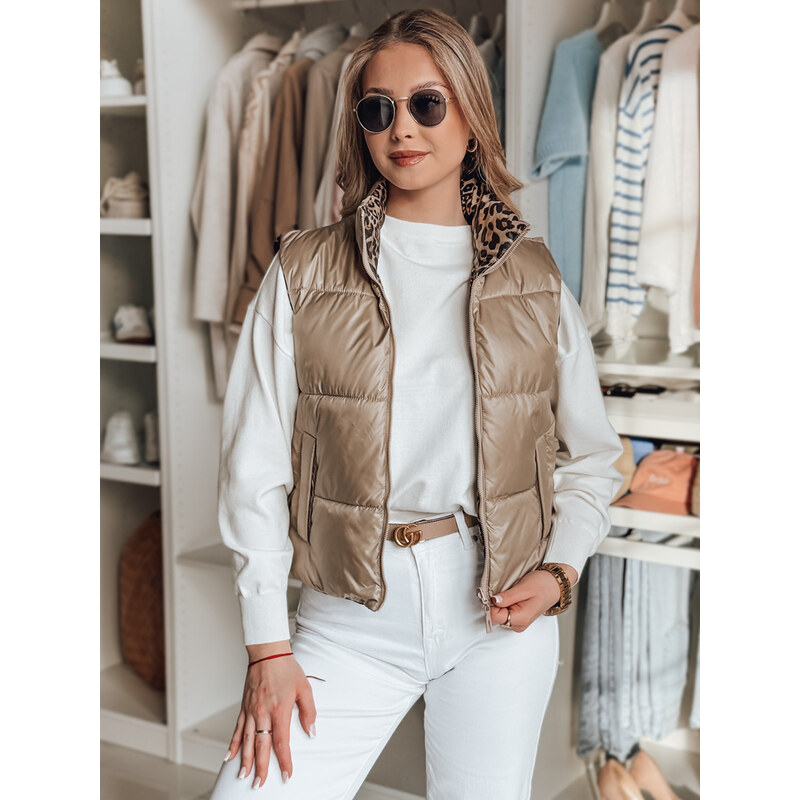 BASIC Camel dámska obojstranná vesta CHIPUFF TY4825 62022199