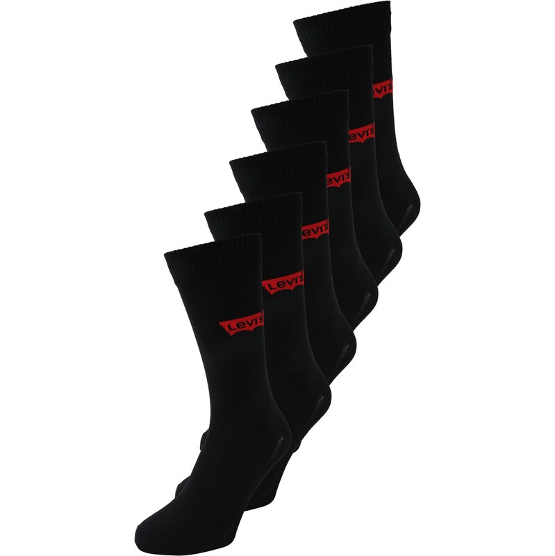LEVIS Ponožky červená / čierna 62023887