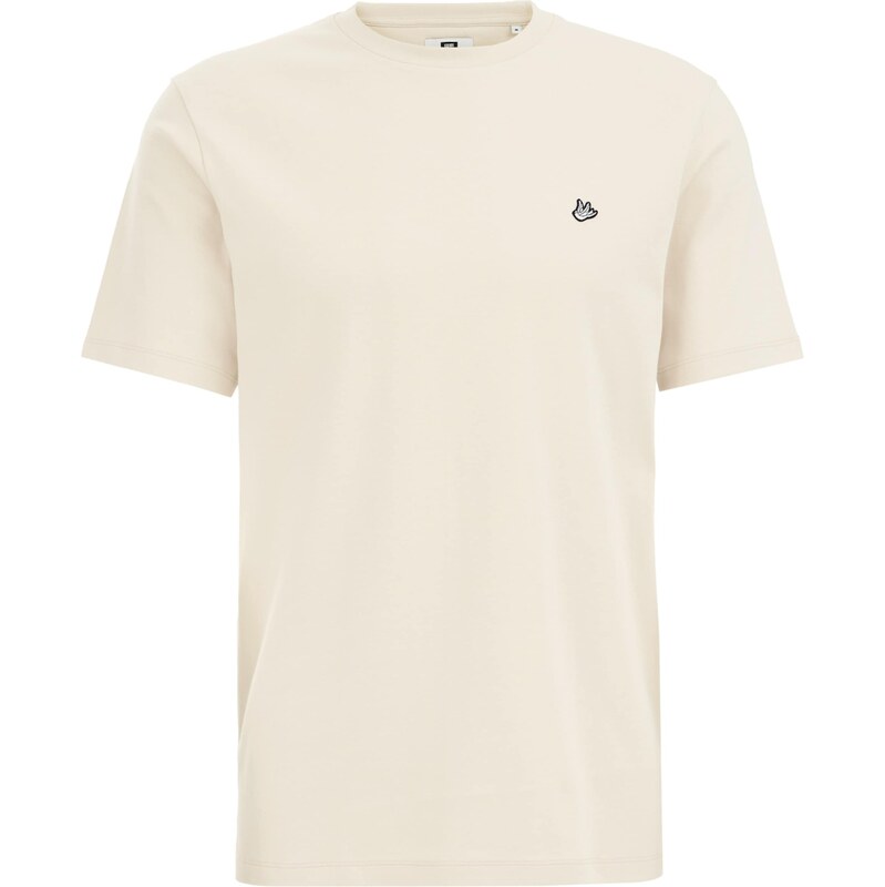 WE Fashion Tričko béžová / čierna 62110926