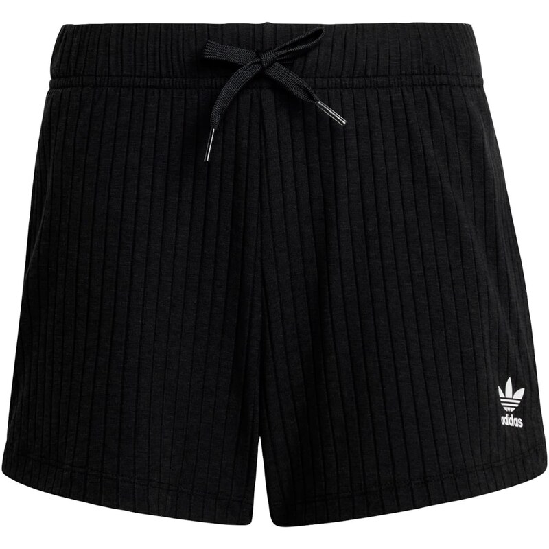 ADIDAS ORIGINALS Nohavice Ribbed Shorts čierna / biela 62024000