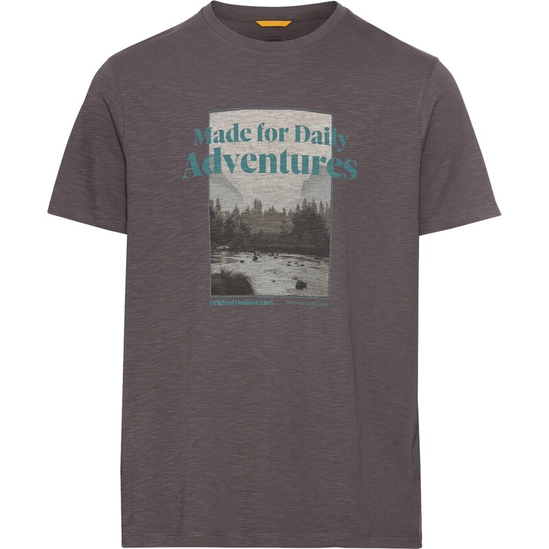 CAMEL ACTIVE Tričko krémová / tmavosivá / nefritová 62024318