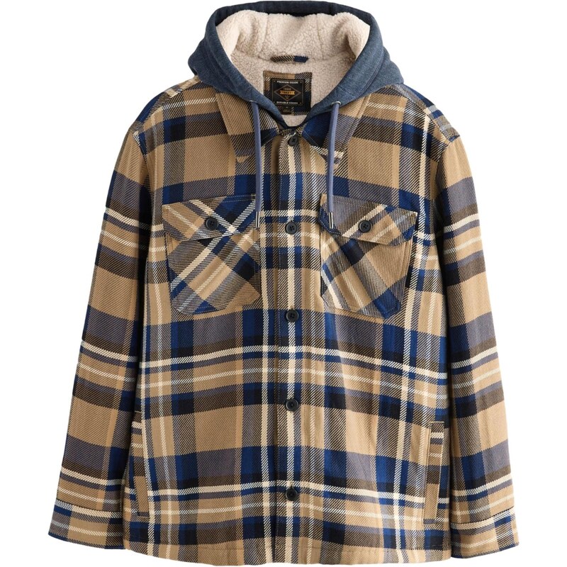 Next Prechodná bunda námornícka modrá / hnedá 60916146