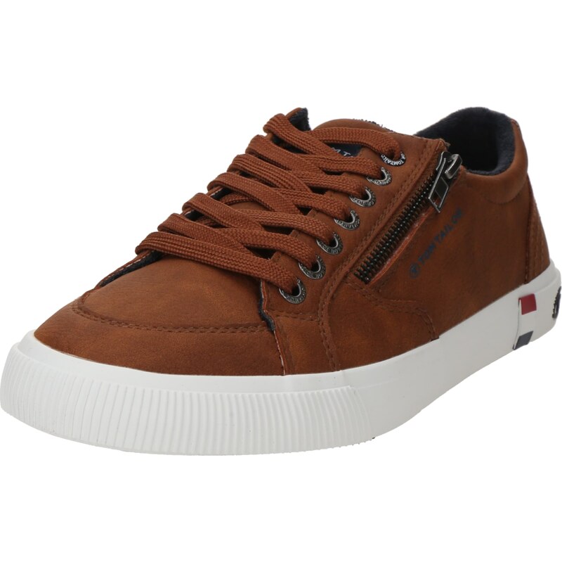 TOM TAILOR Nízke tenisky gaštanová 62025577