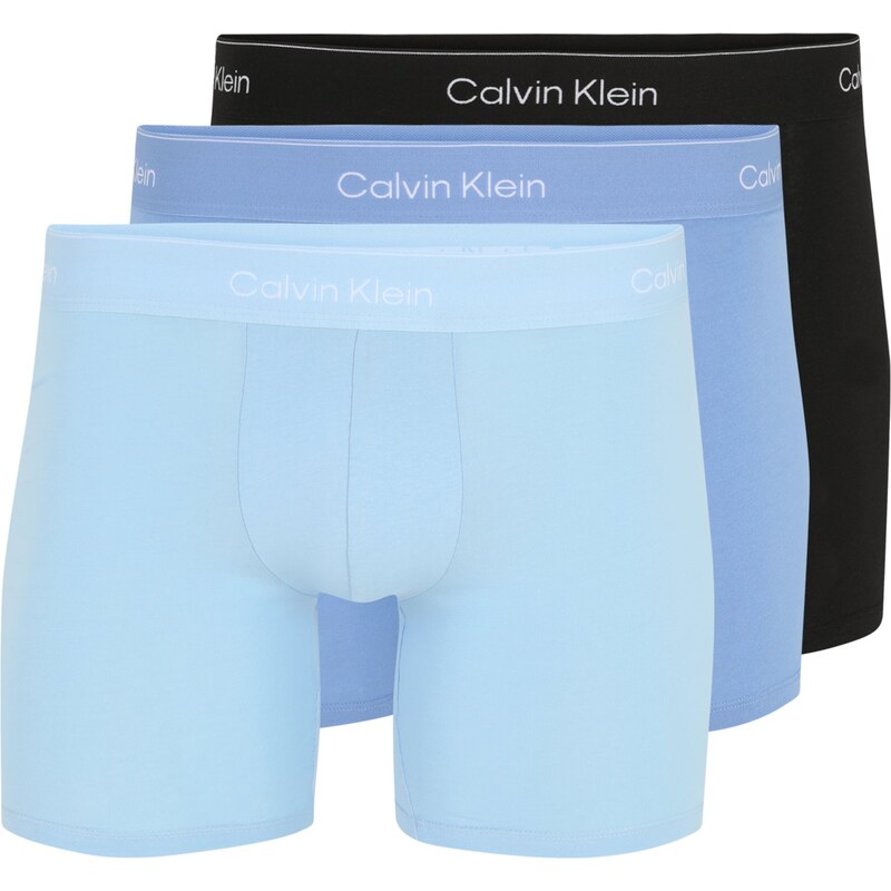 Calvin Klein Underwear Boxerky azúrová / nebesky modrá / čierna / 62025604