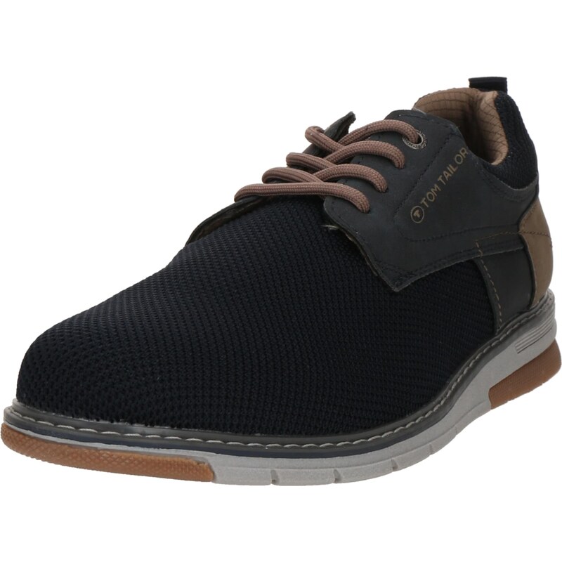 TOM TAILOR Športové šnurovacie topánky námornícka modrá 64400153