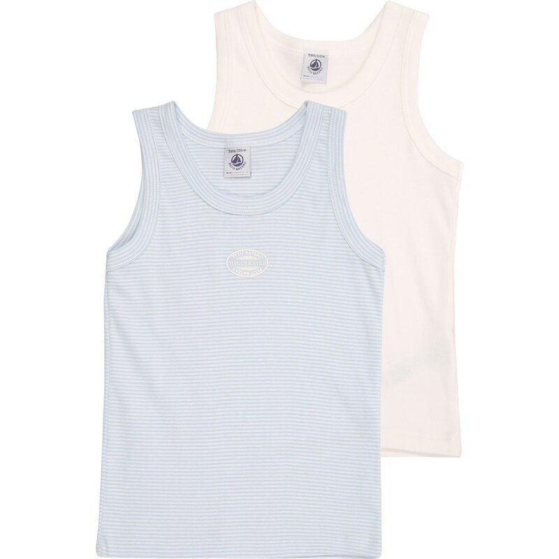 PETIT BATEAU Tielko svetlomodrá / biela ako vlna 66858017