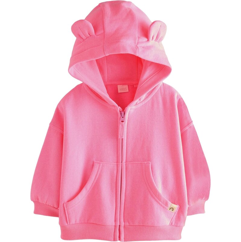 Next Tepláková bunda ružová 62563412