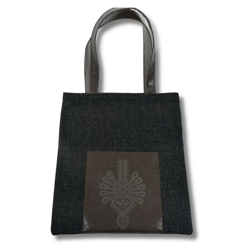 JOHN-C Dámska praktická čierno-hnedá taška LOREN 62030807