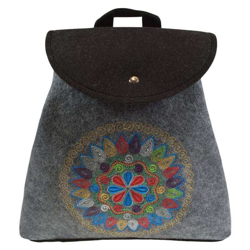 JOHN-C Dámsky tradičný filcový ruksak GORAL 62030814