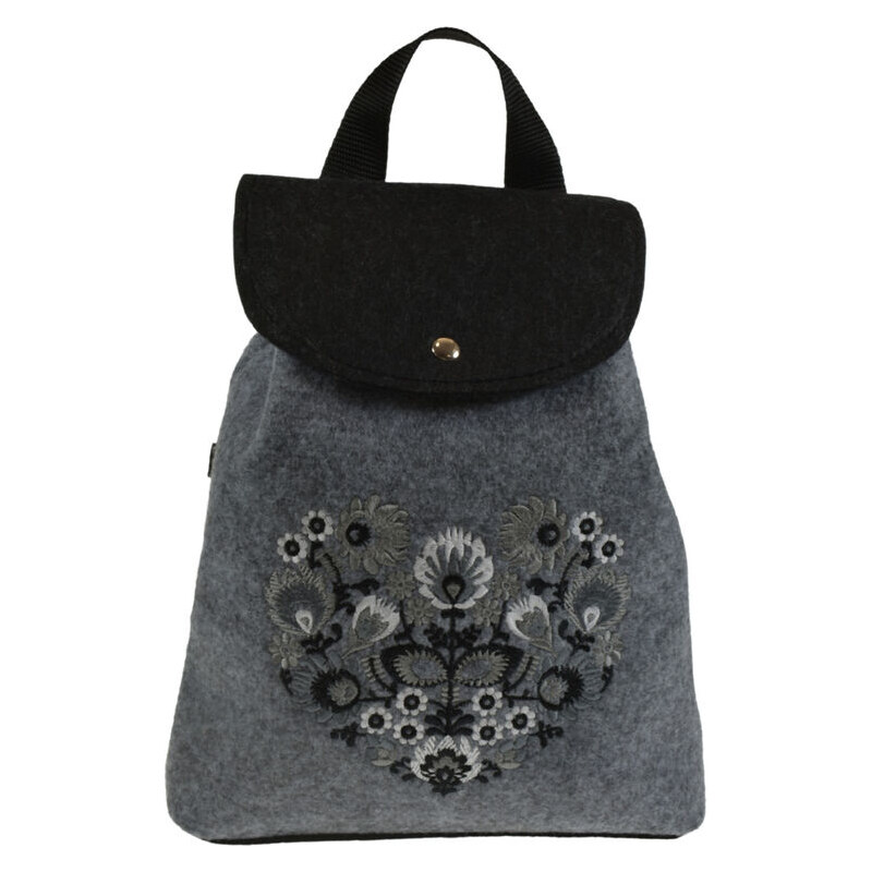 JOHN-C Dámsky tradičný filcový ruksak GORAL 62030811