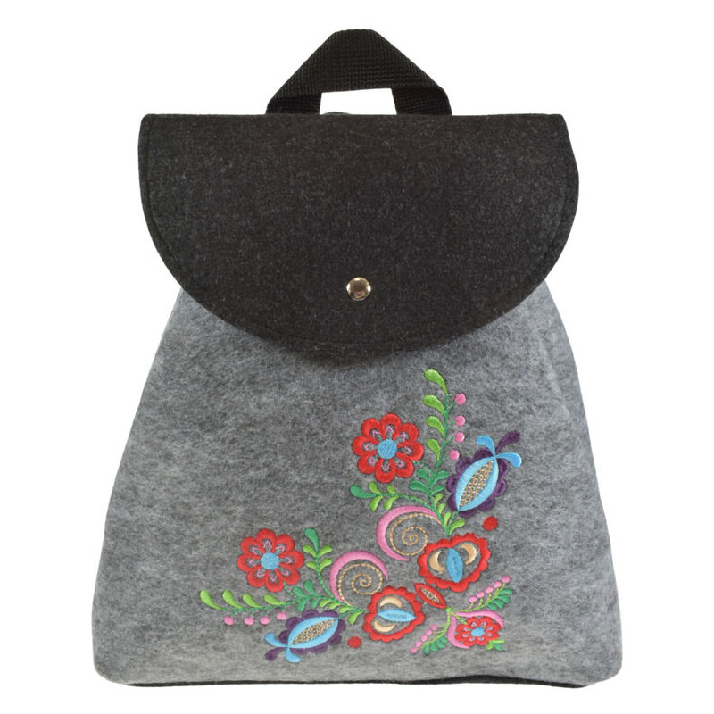 JOHN-C Dámsky tradičný filcový ruksak GORAL 62030813