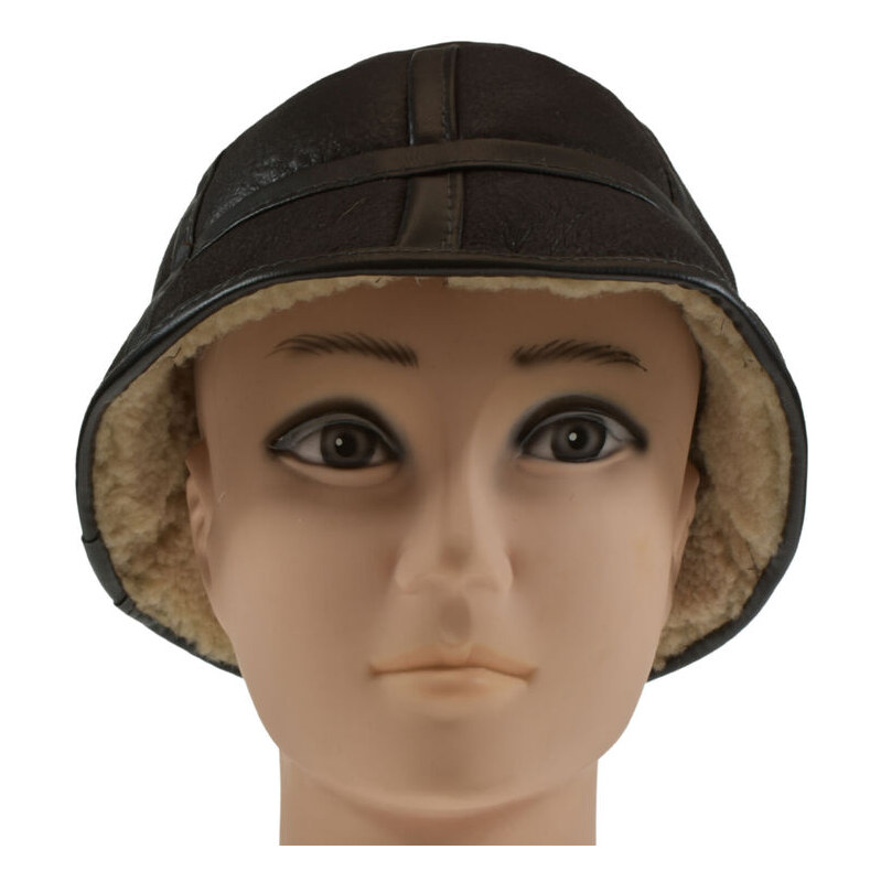 JOHN-C Pánsky kožený čierny klobúk MICHAL 62030825