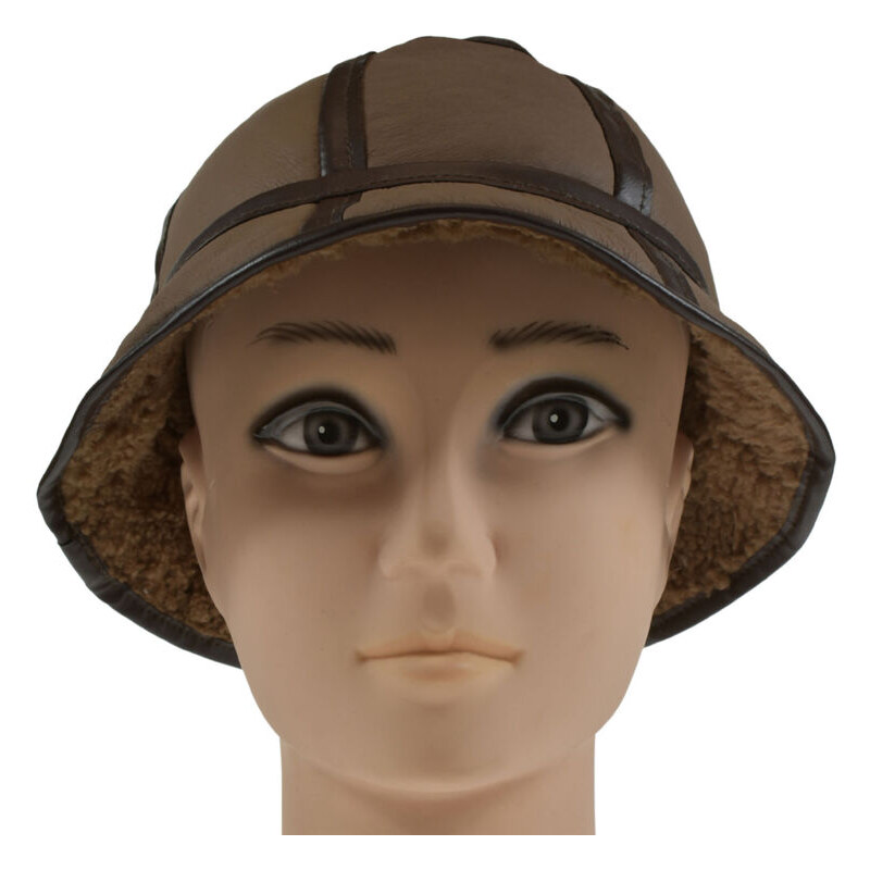 JOHN-C Pánsky kožený hnedý klobúk MICHAL 62030824