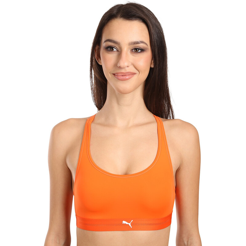 Dámska športová podprsenka Puma oranžová (701228124 002) 62035055