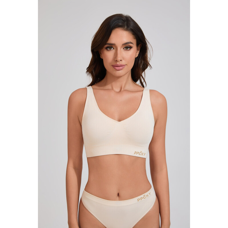 PPČKY SmoothLine Evin Drink Champagne Podprsenka 62035019