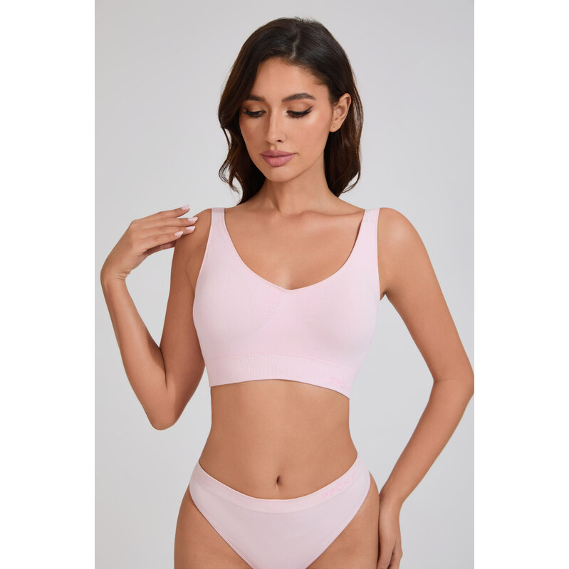 PPČKY SmoothLine Ráno stvorenia Ružová Podprsenka 62035021