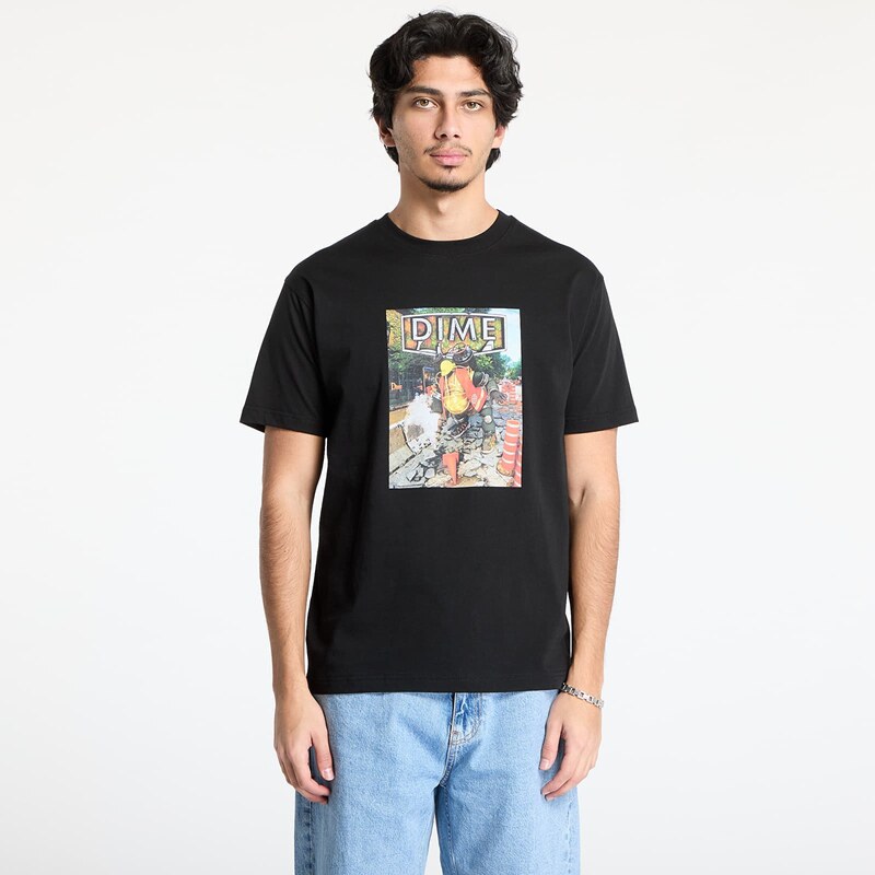 Tričko DIME Pothole T-Shirt UNISEX Black XL 62036445