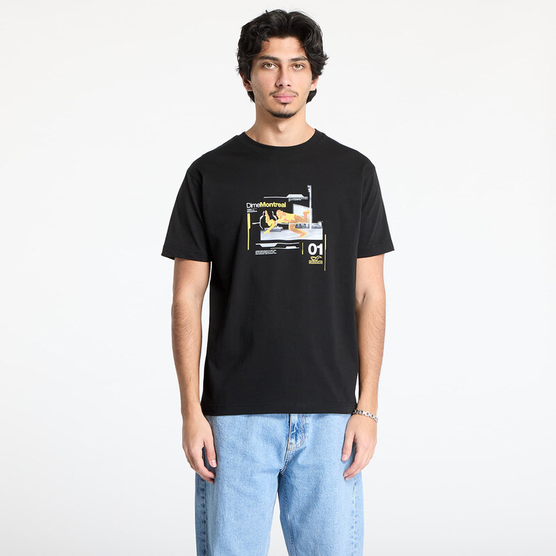 Tričko DIME One Step Beyond T-Shirt UNISEX Black XL 62036444