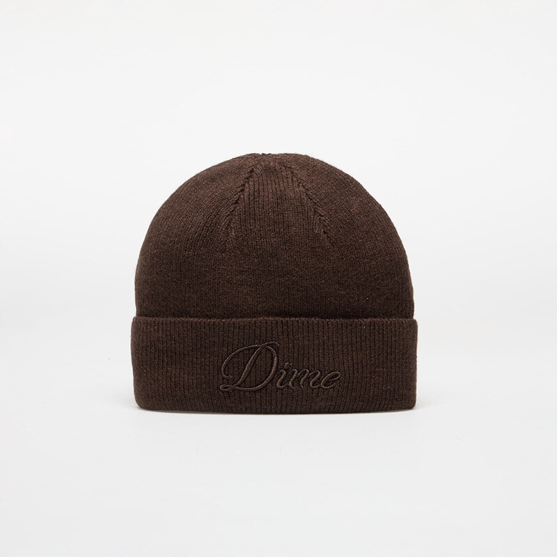 Čiapka DIME Cursive Wool Fold Beanie Dark Brown Universal 62036486