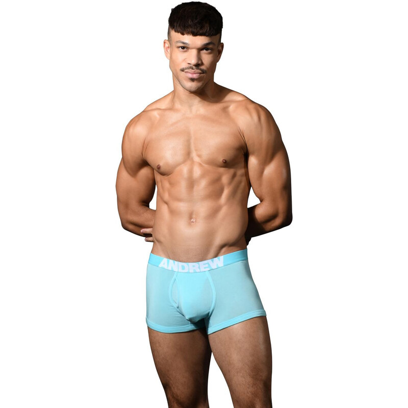 Pánske boxerky Andrew Christian modré Bespoke (93523-SKYB) 62038726