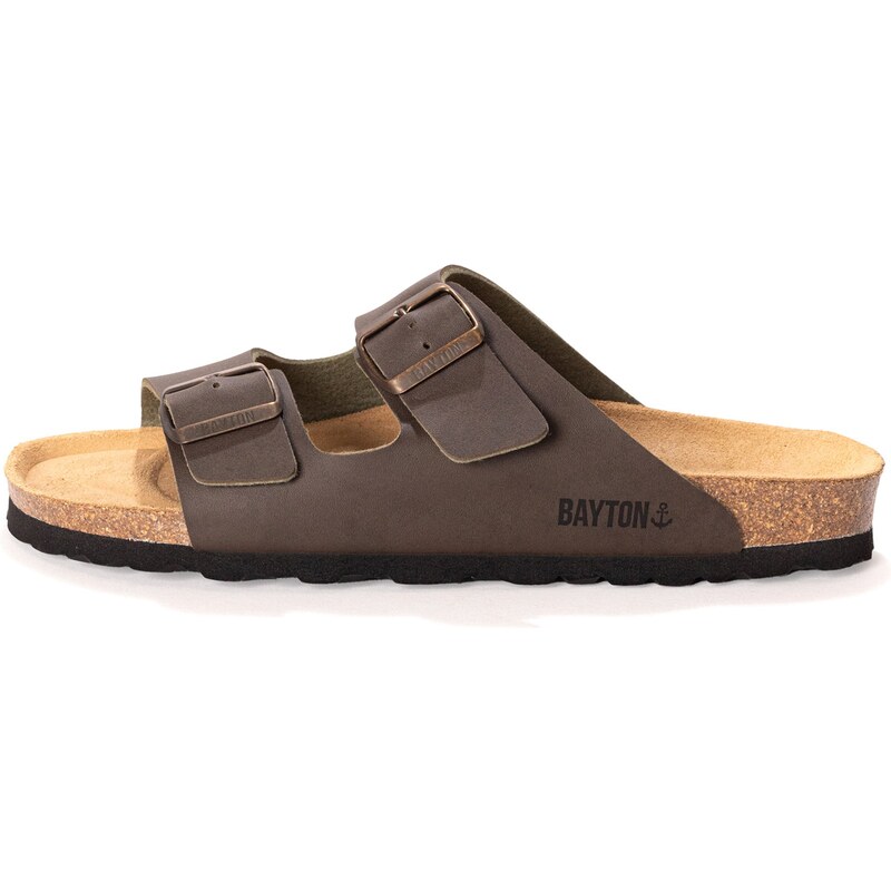 Bayton Šľapky Atlas čokoládová / čierna 62044350