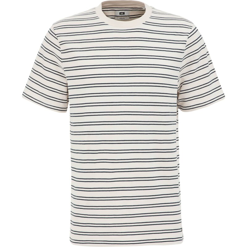 WE Fashion Tričko sivá / šedobiela 62091324