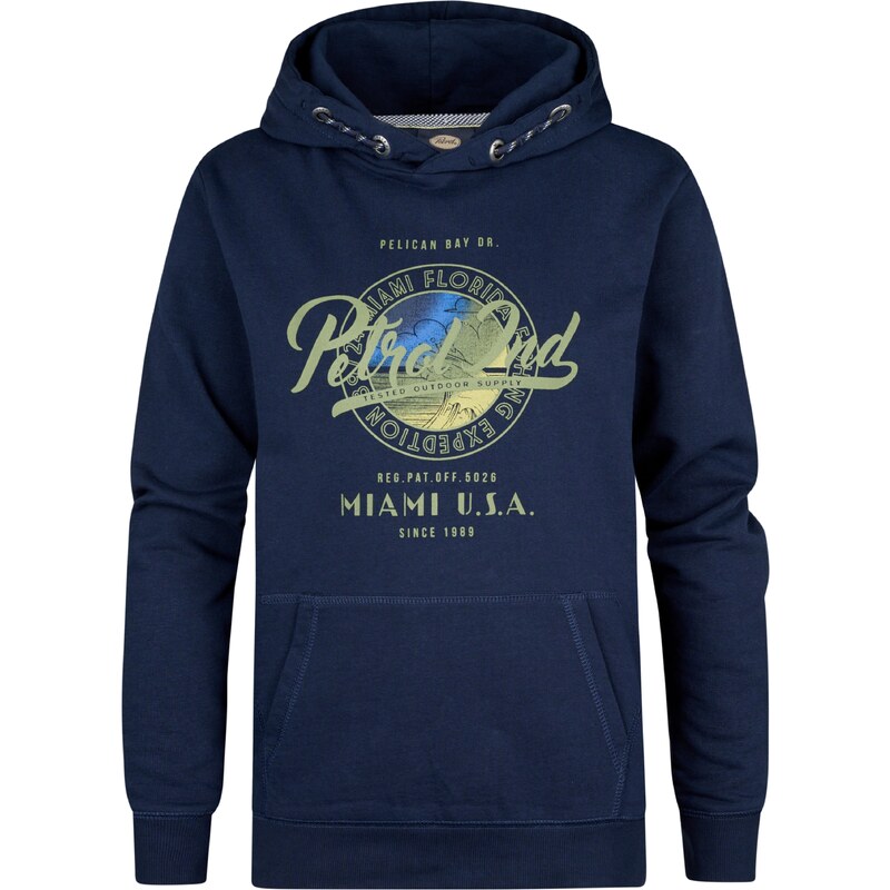 Petrol Industries Mikina Grove modrá / zmiešané farby 62044733