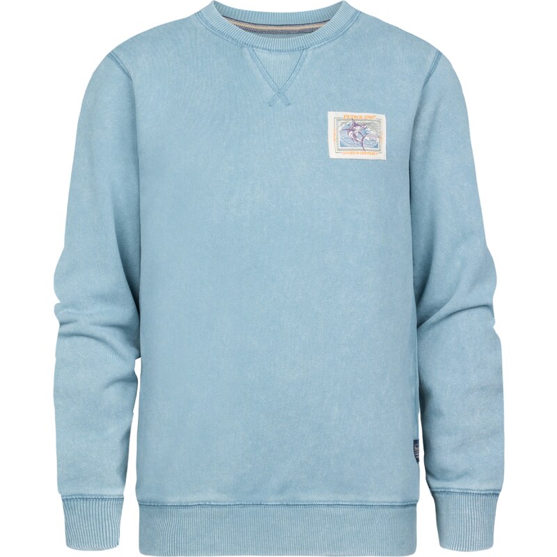 Petrol Industries Mikina Bahama svetlomodrá / biela 62044740