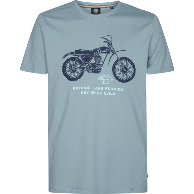 Petrol Industries Tričko Manta námornícka modrá / dymovo modrá / 62044742