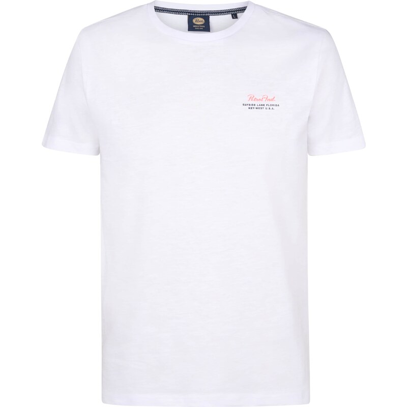 Petrol Industries Tričko Lantana svetlozelená / červená / čierna / 62044744