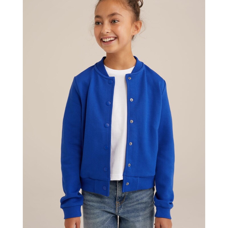 WE Fashion Prechodná bunda kobaltovomodrá 63153862