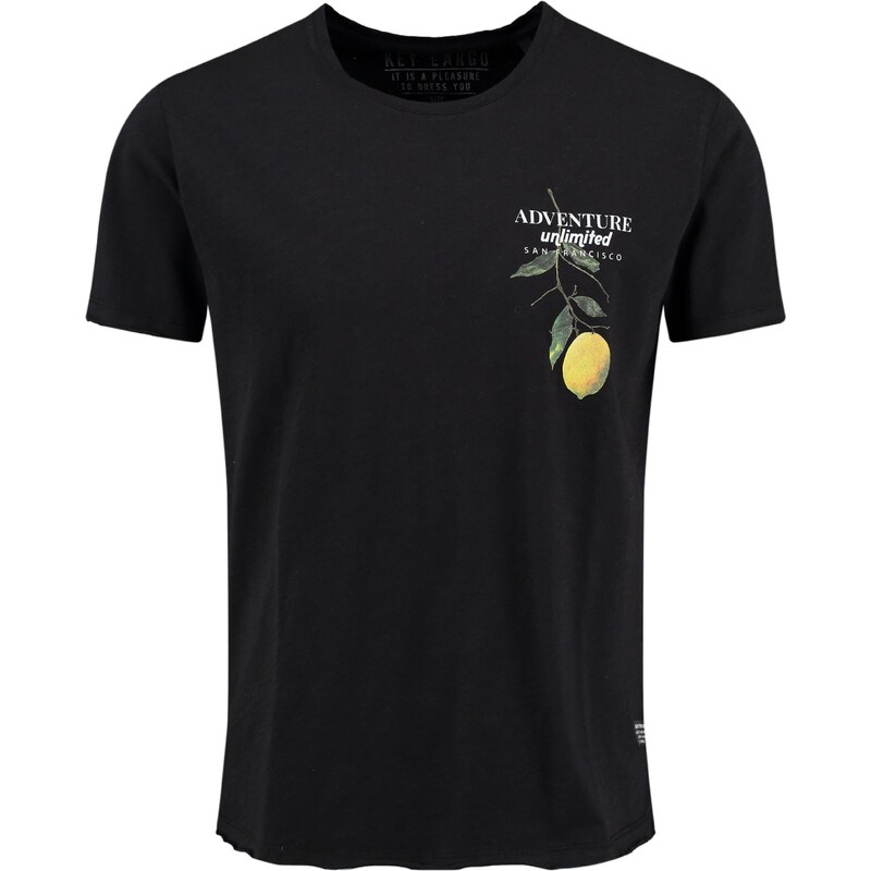Key Largo Tričko Citrus Tree žltá / zelená / čierna / biela 62044881