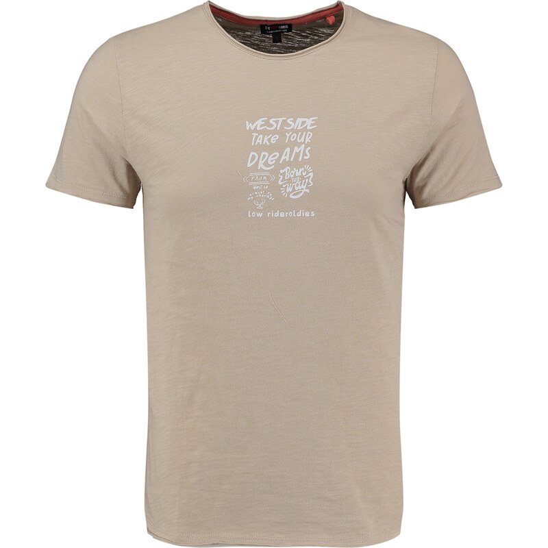 Key Largo Tričko WEST SIDE béžová / zmiešané farby 62044962
