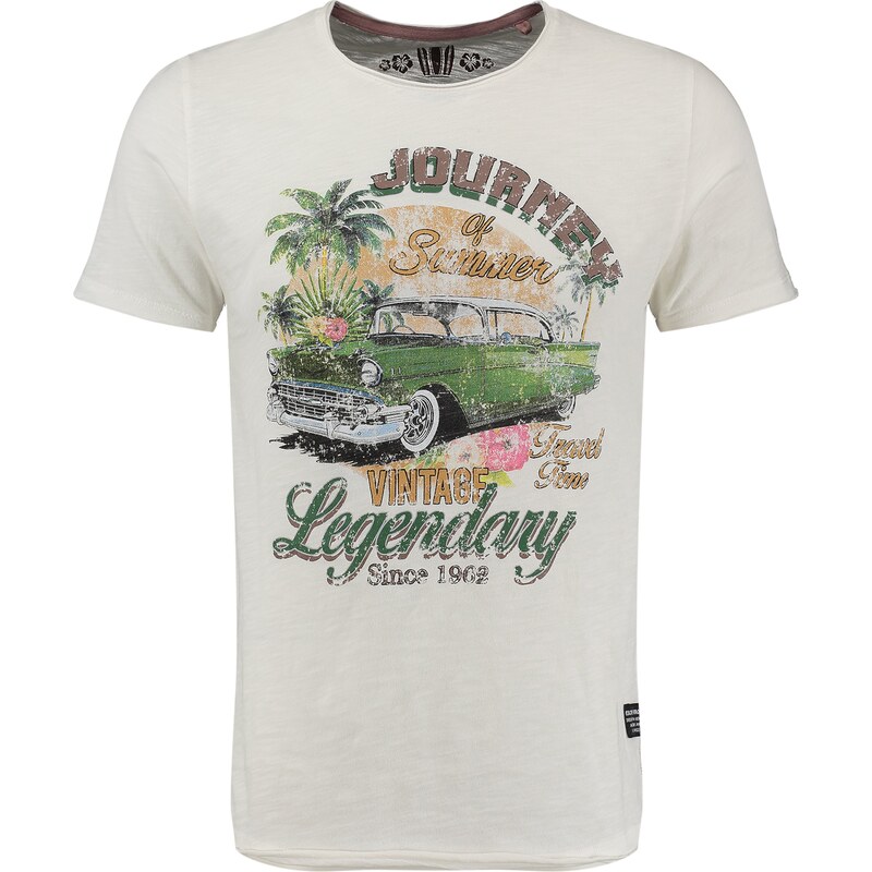 Key Largo Tričko JOURNEY krémová / zmiešané farby 62044968