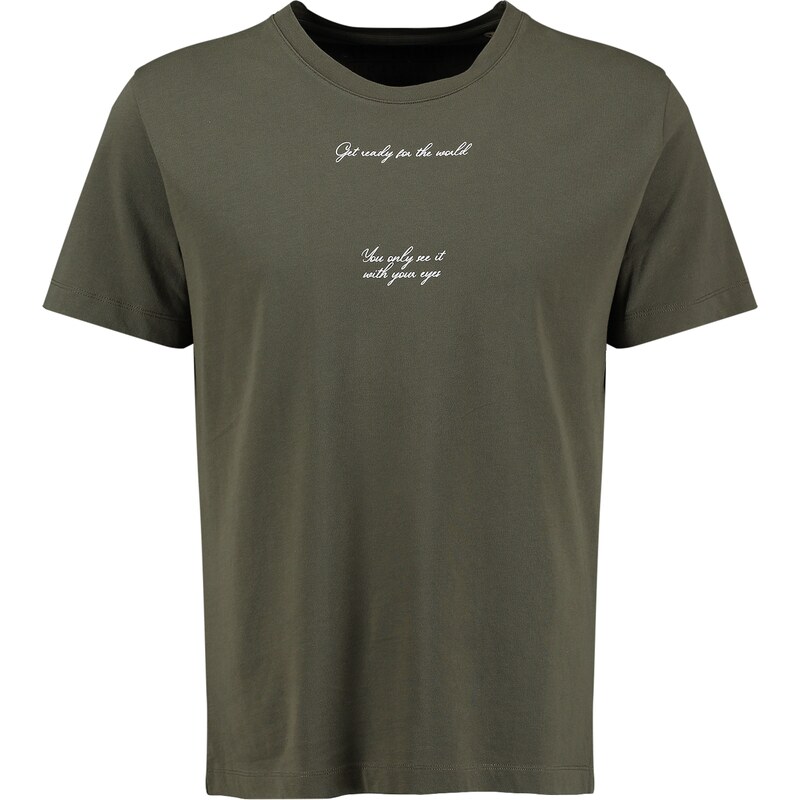 Key Largo Tričko Postcard svetlomodrá / olivová / lososová / biela 62044970