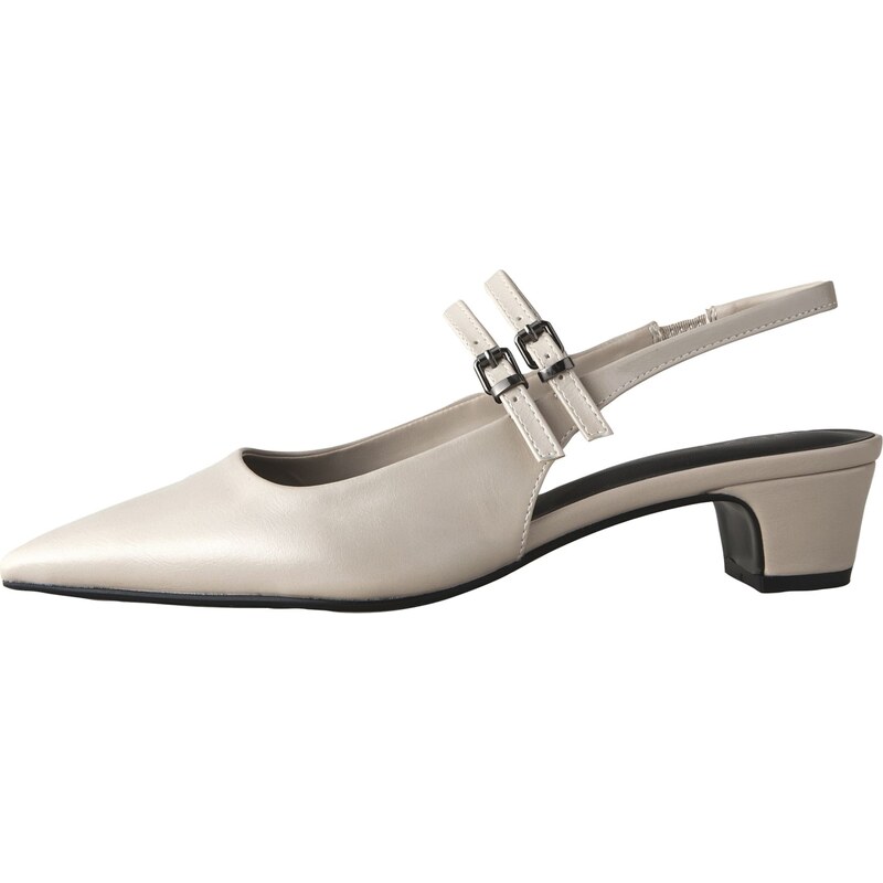 Next Lodičky s otvorenou pätou Forever Comfort šedobiela 62240525