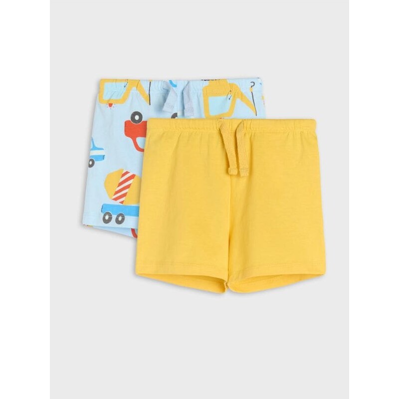 Sinsay - Súprava 2 šortiek - svetlomodrá 65759348