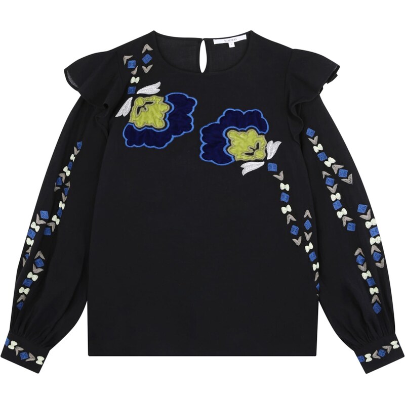 Scalpers Tričko Flower námornícka modrá / zmiešané farby 62053498