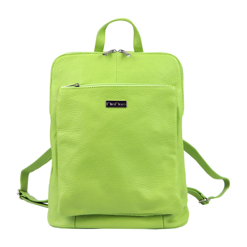 Dámsky kožený batoh MiaMore zelený (KZ42011) 10l 62178711