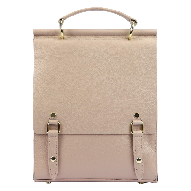 Dámsky kožený batoh Luka ružový (KZ41370) 8l 62178713