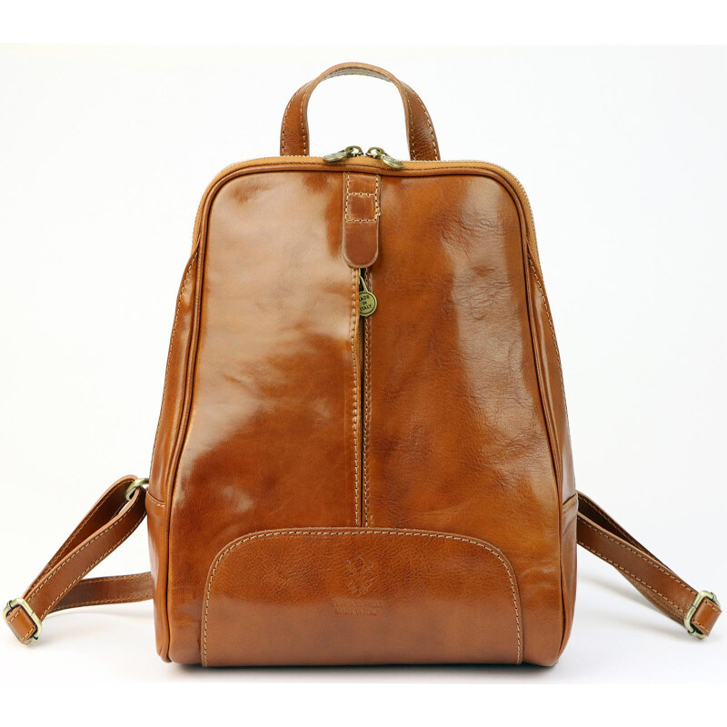 Dámsky kožený batoh Florence hnedý (KZ37381) 10l 62178722