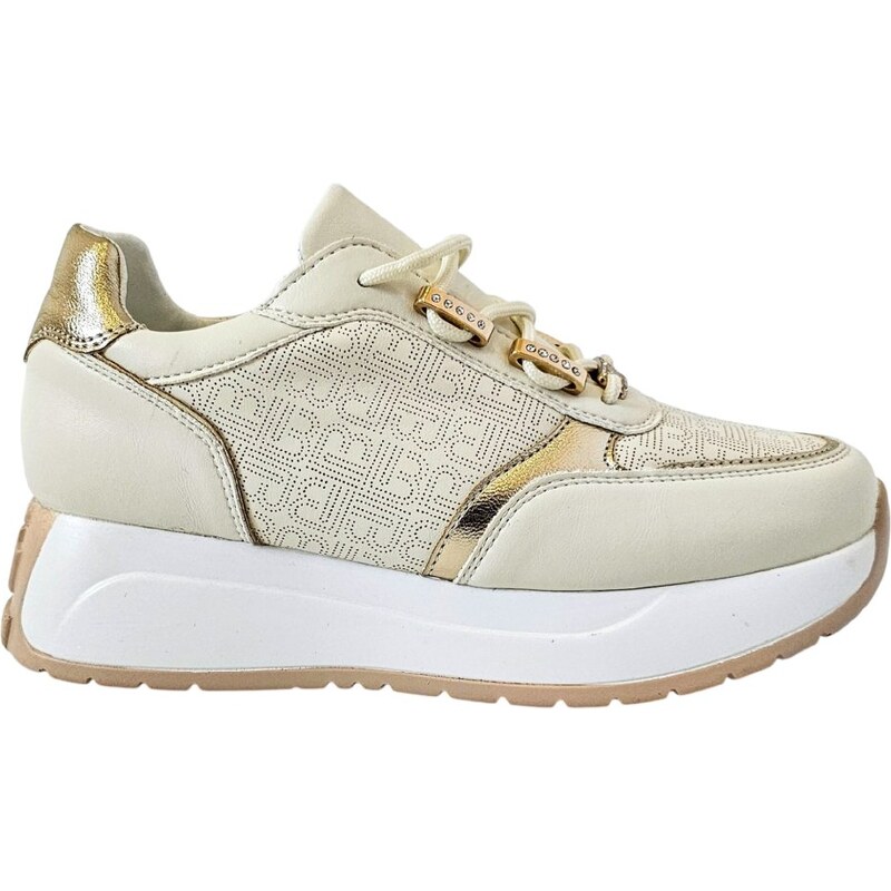 Krémové Tenisky Laura Biagiotti Calf - Ivory 62054346