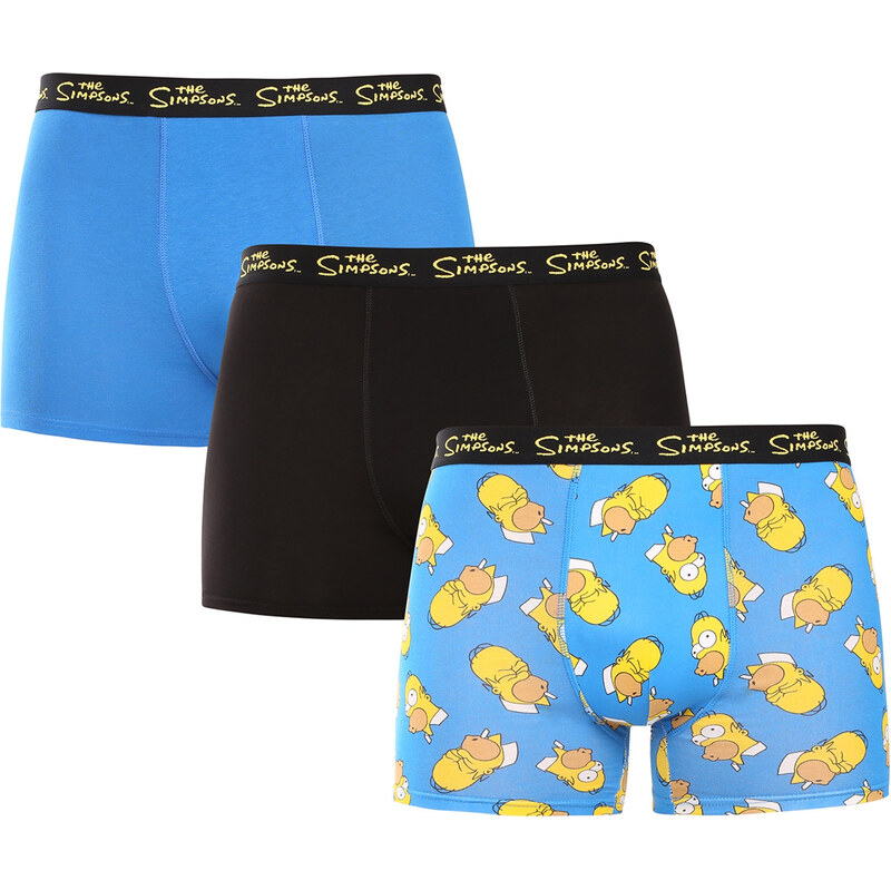 Trenýrkárna 3PACK pánske boxerky The Simpsons viacfarebné (PO39683/3) 62054211