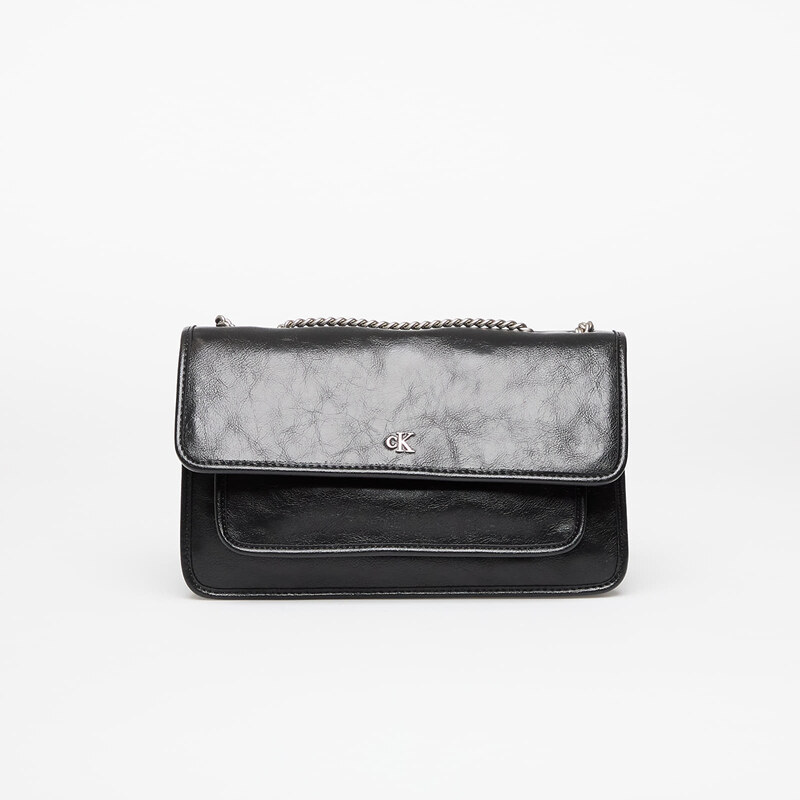 Kabelka Calvin Klein Jeans Chain Flap Bag Black Universal 62054615