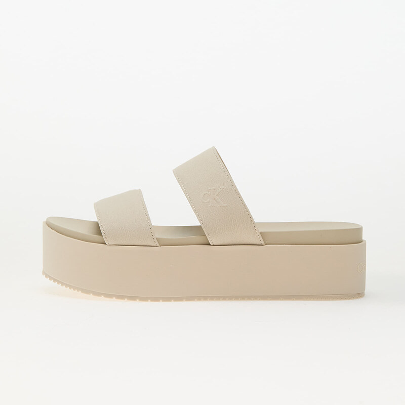 Calvin Klein Jeans Flatform Sandal Webb Beige 62054627
