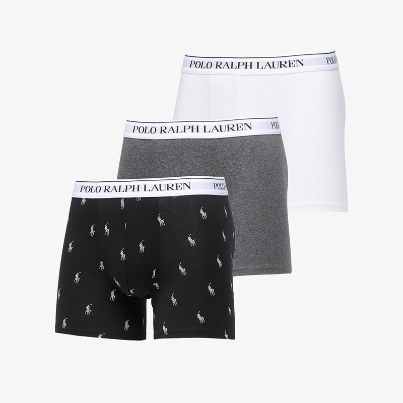 Trenírky Ralph Lauren Boxer Brief 3-Pack Multicolor XL 62054646
